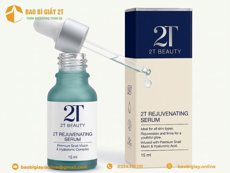 Những mẫu thiết kế hộp giấy đựng serum xuất sắc nhất 2026