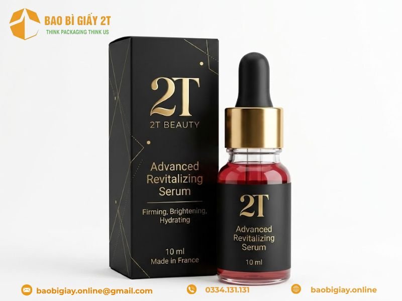 Những mẫu thiết kế hộp giấy đựng serum xuất sắc nhất 2026