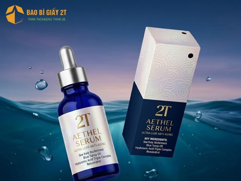 Những mẫu thiết kế hộp giấy đựng serum xuất sắc nhất 2026
