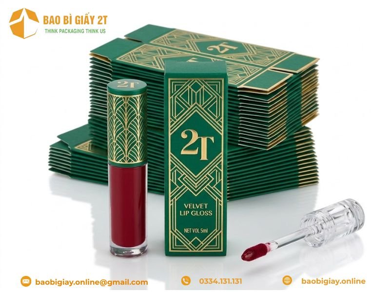 Top 5 mẫu hộp giấy đựng son môi đẹp nhất 2026