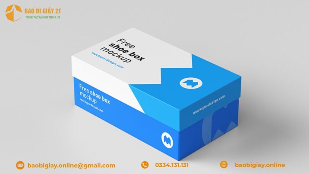 In Hộp Giấy Đựng Giày Dép Giá Rẻ, Thiết Kế Đẹp Tại Bao Bì 2T