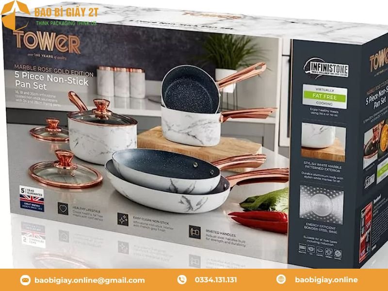 In thùng carton đựng chảo chống dính