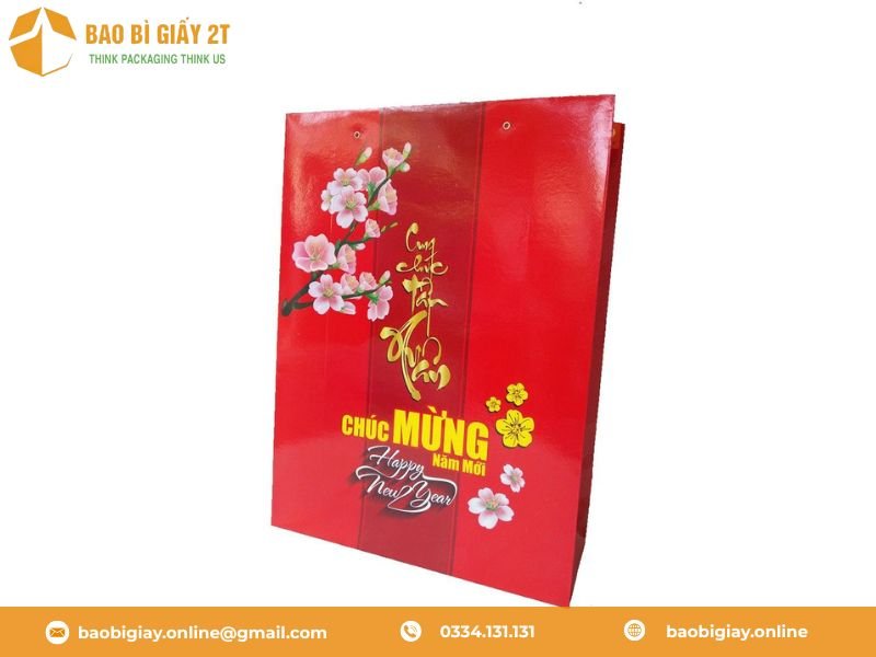 Túi giấy đựng quà tết lớn