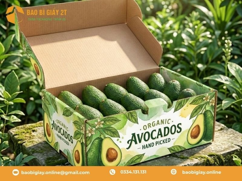 Vì sao Bao Bì 2T là đối tác cung ứng thùng carton đựng bơ đáng tin cậy?