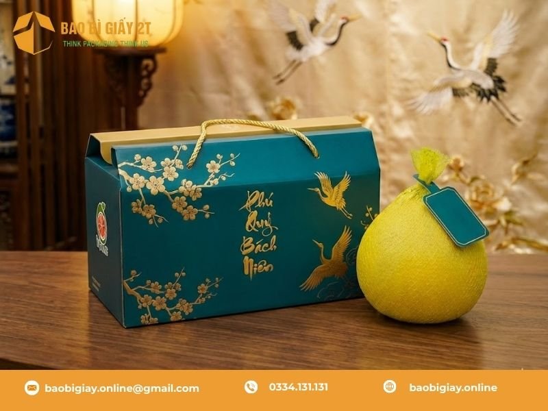 Hộp Quà Tặng Tết (Bưởi Diễn/Hồ Lô)