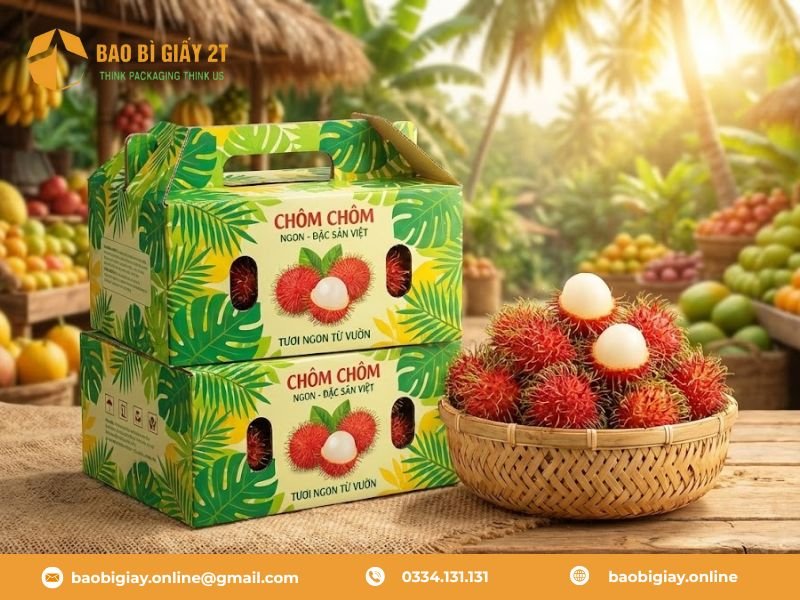 Tại sao nên in Offset cho thùng chôm chôm xuất khẩu?