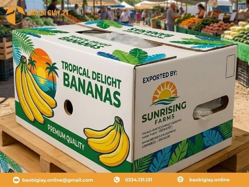 Tại sao Thùng Nắp Trùm là tiêu chuẩn vàng cho chuối xuất khẩu?