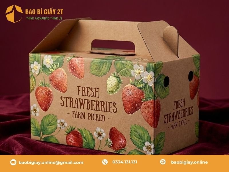 Vì sao các nông trại dâu tây tin chọn Bao Bì 2T làm đối tác bao bì?