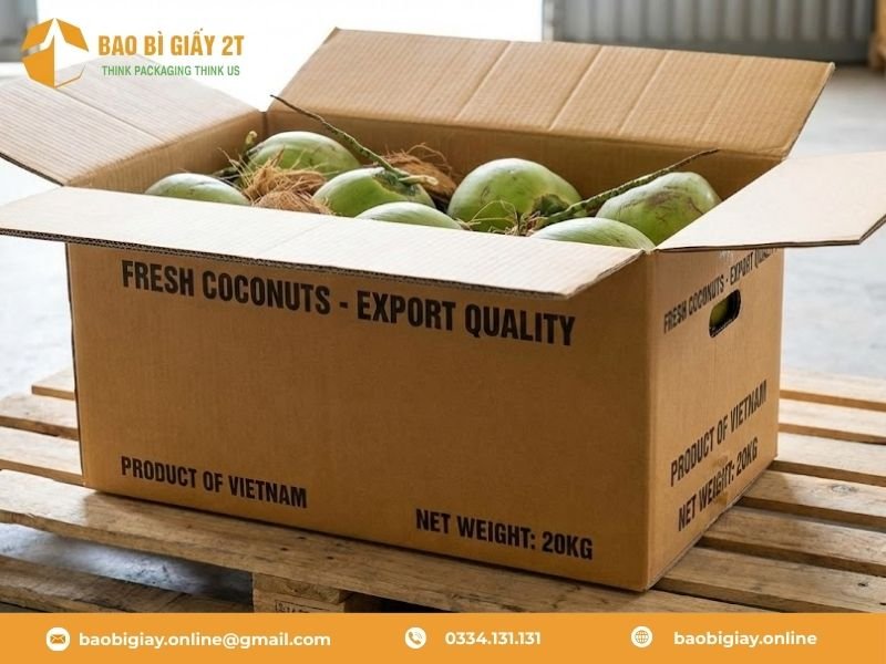 Top 3 Rủi ro thường gặp khi chọn thùng carton đựng dừa