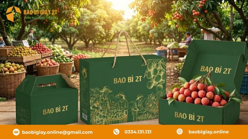 Xưởng Sản Xuất Thùng Carton Đựng Vải Chất Lượng Tại Bao Bì 2T