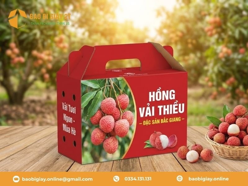 Quy trình 6 bước sản xuất thùng carton đụng vải tại Bao Bì 2T