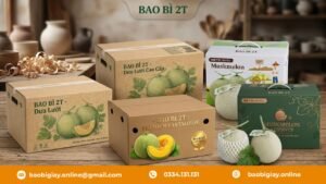 Bao Bì 2T nơi Cung Cấp Thùng Carton Đựng Dưa Lưới Uy Tín