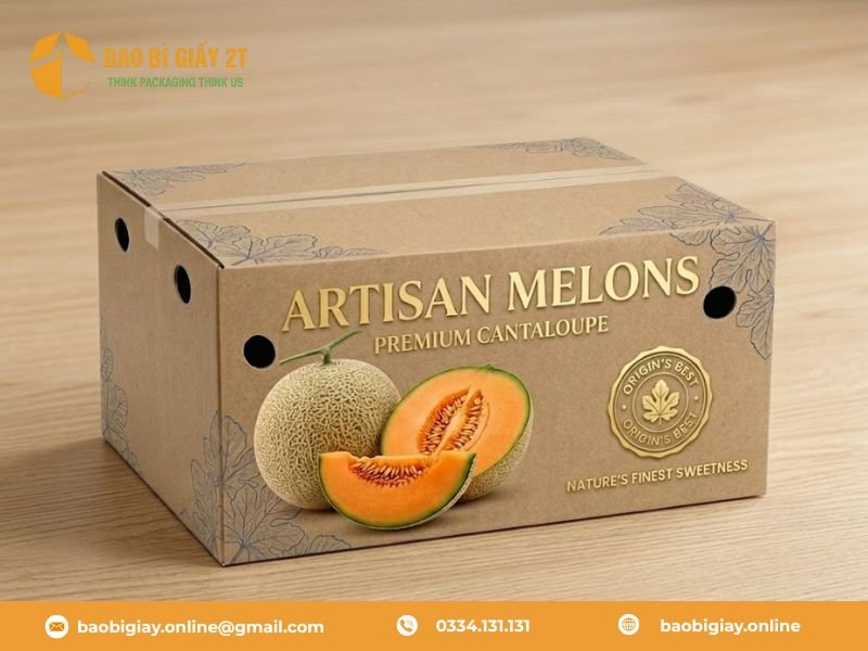 Tiêu chuẩn kỹ thuật cho bao bì dưa lưới tại 2T