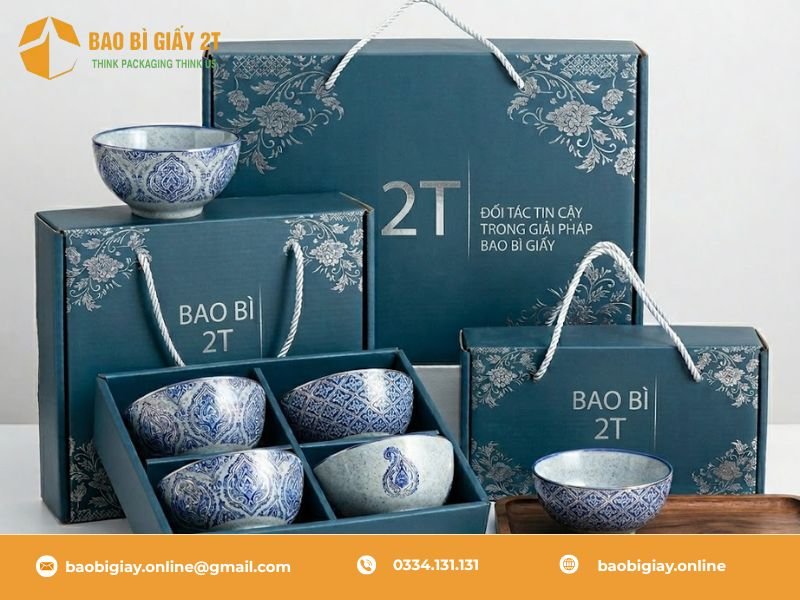 Phân loại Hộp, Thùng đựng chén dĩa sứ thông dụng nhất