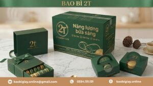 Bao Bì 2T Xưởng Sản Xuất Thùng Carton Đựng Bánh Kẹo Giá Rẻ