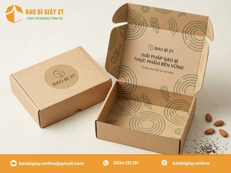 Tiêu chuẩn kỹ thuật cho hộp nắp gài "Chuẩn Shop"