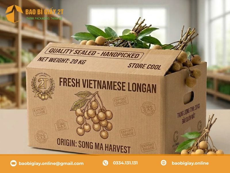 Quy Trình Sản Xuất Thùng Carton Đựng Nhãn Xuất Khẩu Chuyên Nghiệp