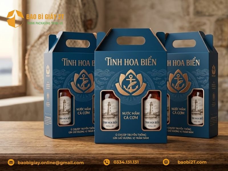 Mẫu bao gì giấy đựng nước mắm đẹp