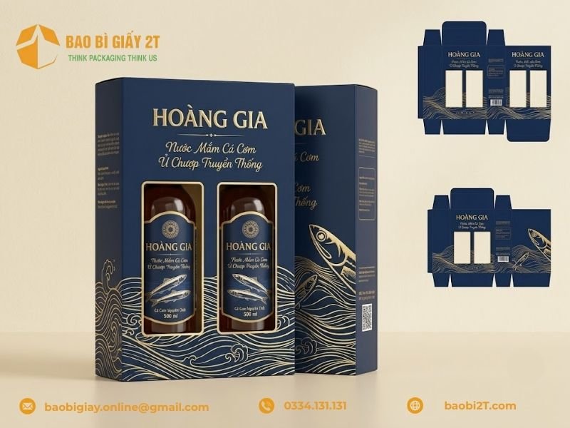 Những điều cần biết khi in hộp giấy đựng nước mắm
