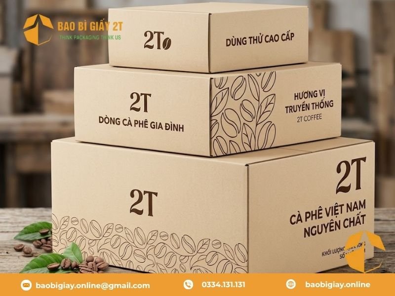 Vì sao doanh nghiệp nên thùng carton đựng cà phê?