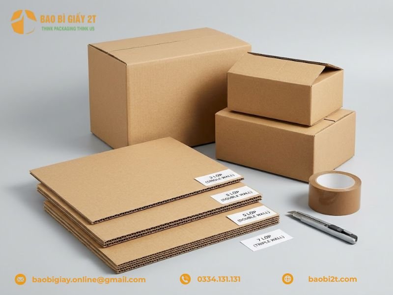 5 yếu tố kỹ thuật cốt lõi quyết định giá thùng carton