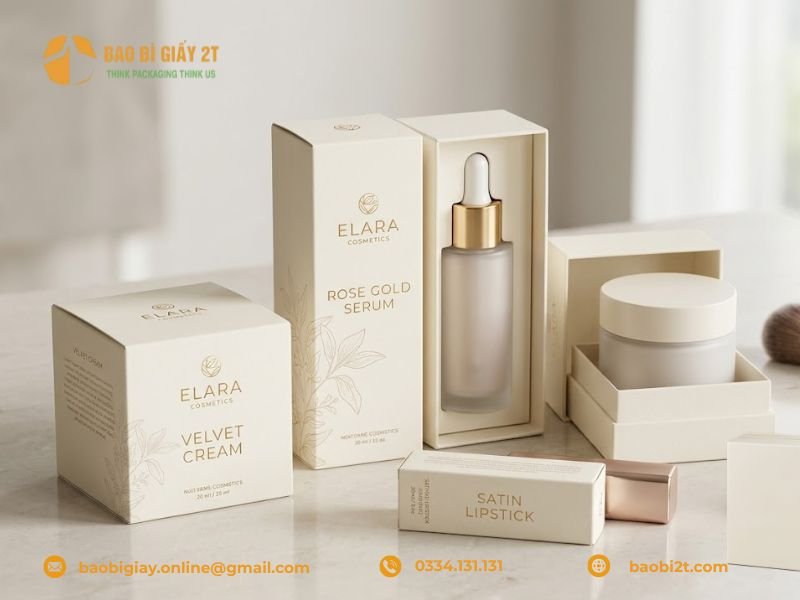 Ứng dụng của giấy Ivory trong ngành mỹ phẩm