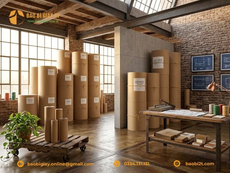 5 quy trình sản xuất giấy xeo