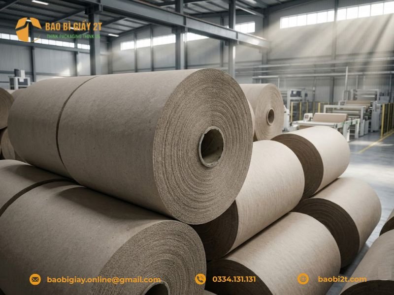 Giấy xeo cuộn thường tối ưu chi phí