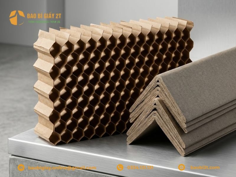 Ứng dụng làm lõi giấy tổ ong và ống nẹp của giấy xeo