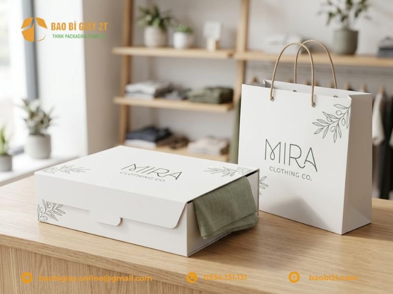 Hộp nắp gài đựng quần áo