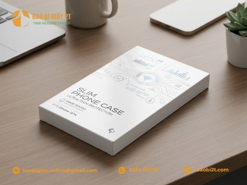 Bao bì giấy Duplex đựng ốp điện thoại