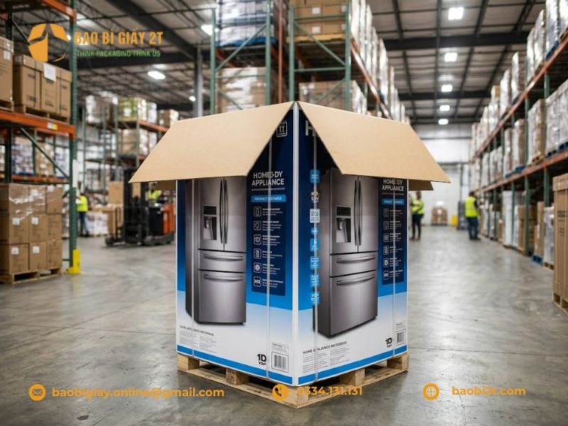 Thùng carton duplex đựng đồ gia dụng